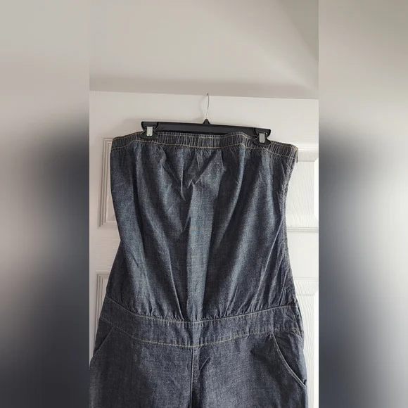 Baby Phat Dark Denim Strapless Romper - Picture 4 of 5